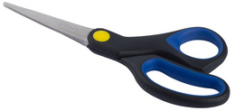 Kraf Kauçuk Saplı Makas 17 cm. - Kraf