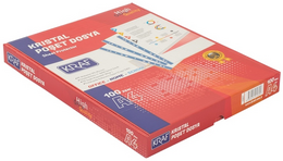 Kraf Kristal Poşet Dosya A4 100'lü Paket - Kraf