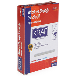 Kraf Maket Bıçağı Yedeği Dar 100'lü Paket - Kraf