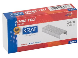 Kraf Zımba Teli No:24/6 Beyaz - 1