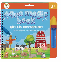 Lino Aqua Magic Book Sihirli Boyama Kitabı ÇİFTLİK - Lino