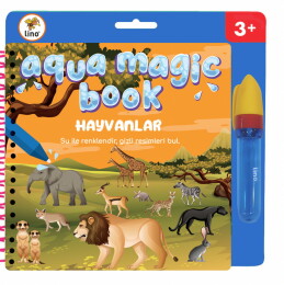 Lino Aqua Magic Book Sihirli Boyama Kitabı HAYVANLAR - Lino