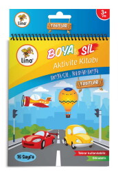 Lino Boya & Sil Aktivite Boyama Kitabı A5 Araçlar - Lino
