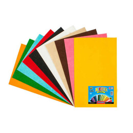 Lino Keçe 20x30 Cm.10 Renk 10'Lu (2718J) - Lino