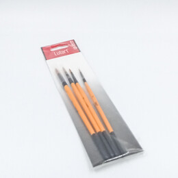 Lutart 4'lü Yuvarlak Fırça Seti (1,3,5,7) SET-1 - Lutart