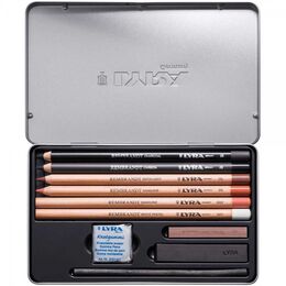 Lyra Rembrandt Charcoal Set Karakalem Eskiz Çizim Seti 11'li - 2