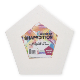 Magic Art Shapedition Beşgen Tuval 30 cm. - Magic Art