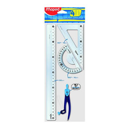 Maped Start Pergelli Maxi Çizim Seti 30 Cm. 4'Lü (899218) - Maped