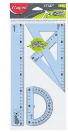 Maped Study Kırılmaz Çizim Seti 30 Cm. 4'Lü (981701) - Maped