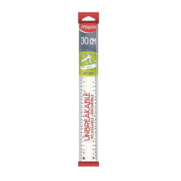 Maped Study Kırılmaz Şeffaf Cetvel 30 Cm. (245620) - Maped