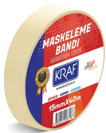 Kraf Maskeleme Bandı 15 mm. - Kraf
