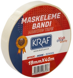 Kraf Maskeleme Bandı 19 mm. - Kraf
