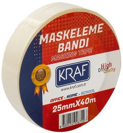 Kraf Maskeleme Bandı 25 mm. - Kraf
