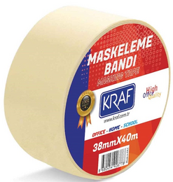 Kraf Maskeleme Bandı 38 mm. - Kraf