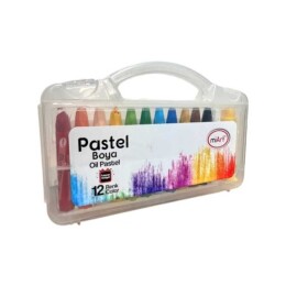 Miart Pastel Boya 12 Renk Çantalı - Miart