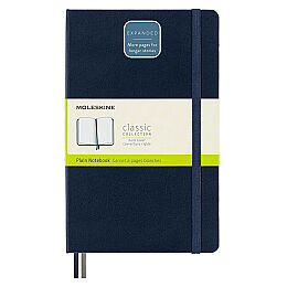 Moleskine LG Sert Kapak Çizgisiz Defter L Boy 13x21 cm. 400 Sayfa Safir Mavi - 1