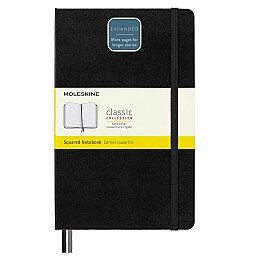 Moleskine LG Sert Kapak Kareli Defter L Boy 13x21 cm. 400 Sayfa Siyah - 1