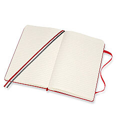 Moleskine LG Sert Kapak Çizgili Defter L Boy 13x21 cm. 400 Sayfa Kızıl Kırmızı - 2