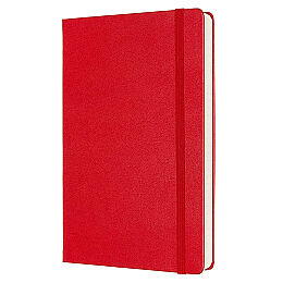 Moleskine LG Sert Kapak Çizgili Defter L Boy 13x21 cm. 400 Sayfa Kızıl Kırmızı - 4