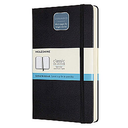 Moleskine LG Sert Kapak Noktalı Defter L Boy 13x21 cm. 400 Sayfa Siyah - 1