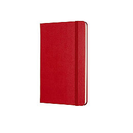 Moleskine Sert Kapak Çizgili Defter Cep Boy 9x14 cm. 192 Sayfa Kızıl Kırmızı - 3