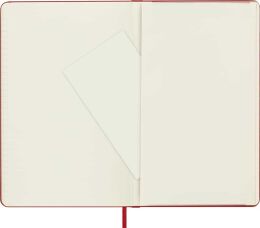 Moleskine Sert Kapak Çizgili Defter L Boy 13x21 cm. 240 Sayfa Kızıl Kırmızı - 3