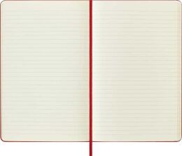 Moleskine Sert Kapak Çizgili Defter L Boy 13x21 cm. 240 Sayfa Kızıl Kırmızı - 4