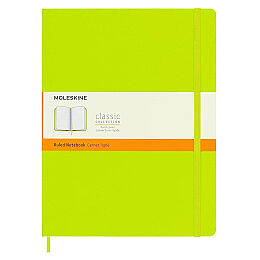 Moleskine Sert Kapak Çizgili Defter XL Boy 19x25 cm. 192 Sayfa Limon Yeşili - 1
