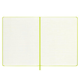 Moleskine Sert Kapak Çizgili Defter XL Boy 19x25 cm. 192 Sayfa Limon Yeşili - 3