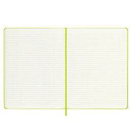 Moleskine Sert Kapak Çizgili Defter XL Boy 19x25 cm. 192 Sayfa Limon Yeşili - 3