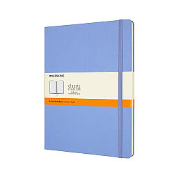 Moleskine Sert Kapak Çizgili Defter XL Boy 19x25 cm. 192 Sayfa Ortanca Mavi - 1