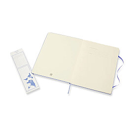 Moleskine Sert Kapak Çizgili Defter XL Boy 19x25 cm. 192 Sayfa Ortanca Mavi - 3