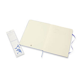 Moleskine Sert Kapak Çizgili Defter XL Boy 19x25 cm. 192 Sayfa Ortanca Mavi - 3