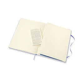 Moleskine Sert Kapak Çizgili Defter XL Boy 19x25 cm. 192 Sayfa Ortanca Mavi - 4