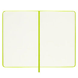 Moleskine Sert Kapak Çizgisiz Defter Cep Boy 9x14 cm. 192 Sayfa Limon Yeşili - 5