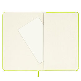 Moleskine Sert Kapak Çizgisiz Defter Cep Boy 9x14 cm. 192 Sayfa Limon Yeşili - 6