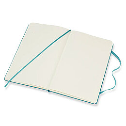 Moleskine Sert Kapak Çizgisiz Defter Cep Boy 9x14 cm. 192 Sayfa Mercan Mavi - 2