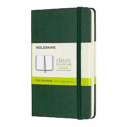 Moleskine Sert Kapak Çizgisiz Defter Cep Boy 9x14 cm. 192 Sayfa Mersin Yeşili - 1