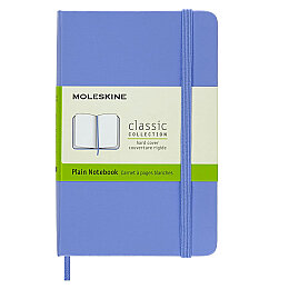 Moleskine Sert Kapak Çizgisiz Defter Cep Boy 9x14 cm. 192 Sayfa Ortanca Mavi - Moleskine