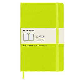 Moleskine Sert Kapak Çizgisiz Defter L Boy 13x21 cm. 208 Sayfa Limon Yeşili - Moleskine