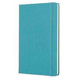 Moleskine Sert Kapak Çizgisiz Defter L Boy 13x21 cm. 240 Sayfa Mercan Mavi - 2