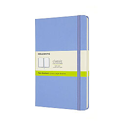 Moleskine Sert Kapak Çizgisiz Defter L Boy 13x21 cm. 240 Sayfa Ortanca Mavi - 1