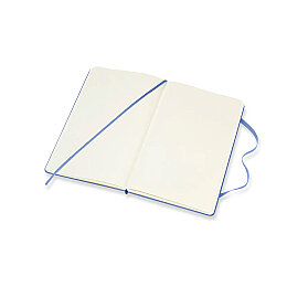 Moleskine Sert Kapak Çizgisiz Defter L Boy 13x21 cm. 240 Sayfa Ortanca Mavi - 3