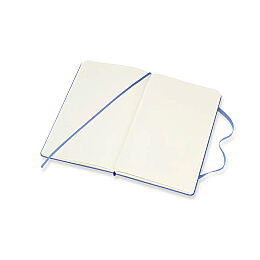 Moleskine Sert Kapak Çizgisiz Defter L Boy 13x21 cm. 240 Sayfa Ortanca Mavi - 3