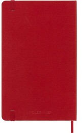 Moleskine Sert Kapak Çizgisiz Defter L Boy 13x21 cm. 240 Sayfa Kızıl Kırmızı - 2