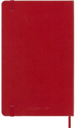 Moleskine Sert Kapak Çizgisiz Defter L Boy 13x21 cm. 240 Sayfa Kızıl Kırmızı - 2