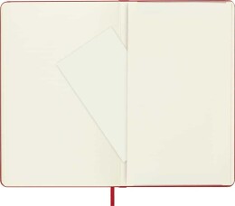 Moleskine Sert Kapak Çizgisiz Defter L Boy 13x21 cm. 240 Sayfa Kızıl Kırmızı - 3