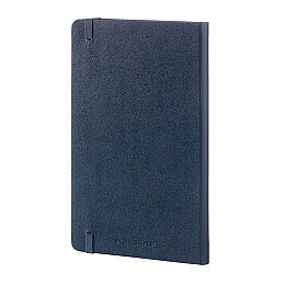 Moleskine Sert Kapak Çizgisiz Defter M Boy 11.5x18 cm. 208 Sayfa Safir Mavi - 3