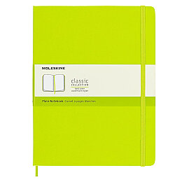 Moleskine Sert Kapak Çizgisiz Defter XL Boy 19x25 cm. 192 Sayfa Limon Yeşili - Moleskine