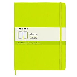 Moleskine Sert Kapak Çizgisiz Defter XL Boy 19x25 cm. 192 Sayfa Limon Yeşili - 1